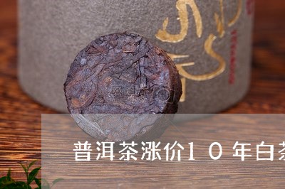 普洱茶涨价10年白茶的价钱/2023052765030