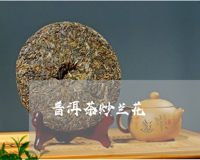 普洱茶炒兰花/2023091330704