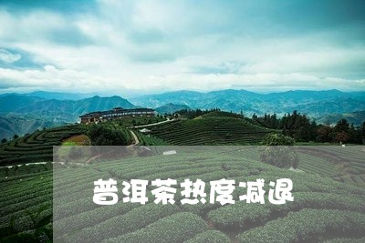 普洱茶热度减退/2023101654243