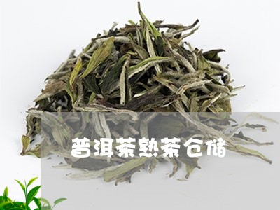 普洱茶熟茶仓储/2023101675938