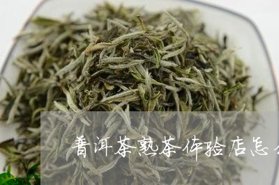 普洱茶熟茶体验店怎么样/2023121743067