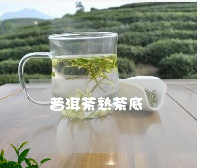 普洱茶熟茶底/2023042889907