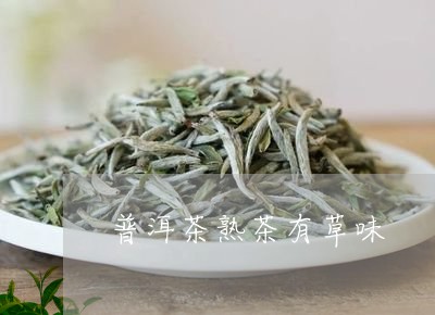 普洱茶熟茶有草味/2023110915260