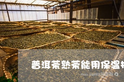 普洱茶熟茶能用保温杯泡吗/2023082696850