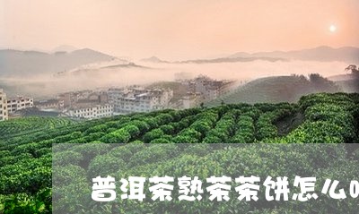 普洱茶熟茶茶饼怎么喝/2023062368159