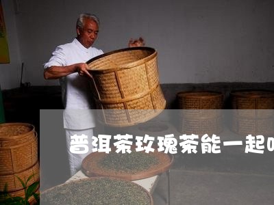 普洱茶玫瑰茶能一起吗/2023062220937