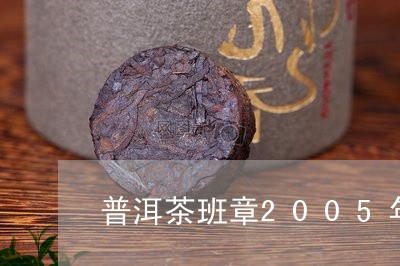 普洱茶班章2005年/2023100628473