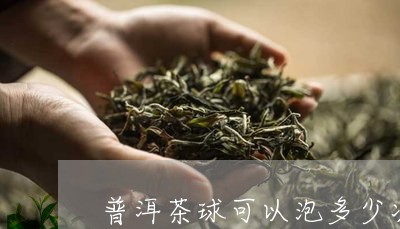 普洱茶球可以泡多少次啊/2023082500694