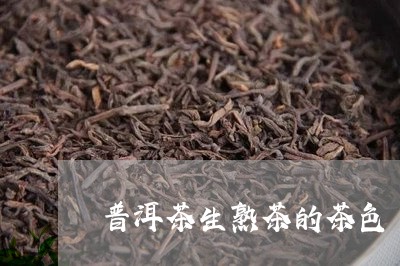 普洱茶生熟茶的茶色/2023070946273