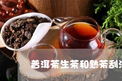 普洱茶生茶和熟茶刮油/2023062829815