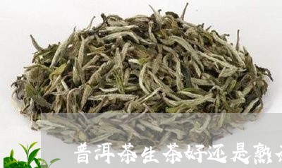 普洱茶生茶好还是熟茶对胃好呢/2023121726150