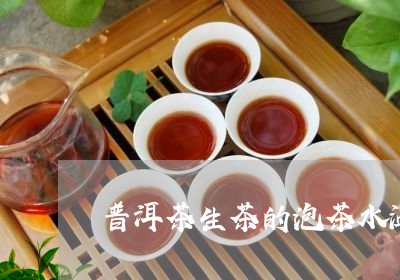 普洱茶生茶的泡茶水温/2023062269614