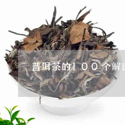 普洱茶的100个解说/2023080230282