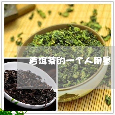 普洱茶的一个人用量/2023091591734