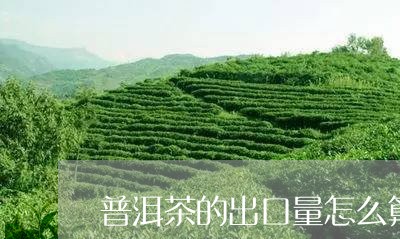 普洱茶的出口量怎么算/2023121785946