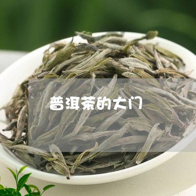 普洱茶的大门/2023042740821