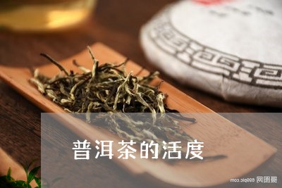 普洱茶的活度/2023101644946