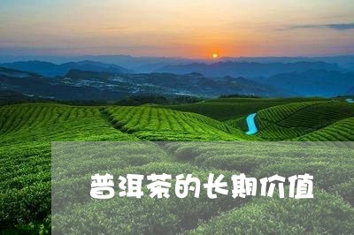 普洱茶的长期价值/2023120437148