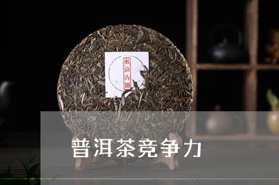 普洱茶竞争力/2023042966317