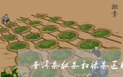 普洱茶红茶和绿茶区别/2023080197270