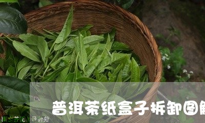 普洱茶纸盒子拆卸图解/2023083051715