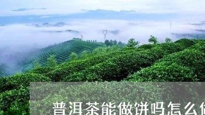 普洱茶能做饼吗怎么做/2023121725248