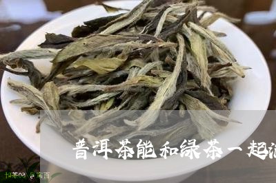 普洱茶能和绿茶一起泡/2023072185916