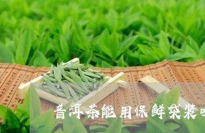 普洱茶能用保鲜袋装吗/2023062110484