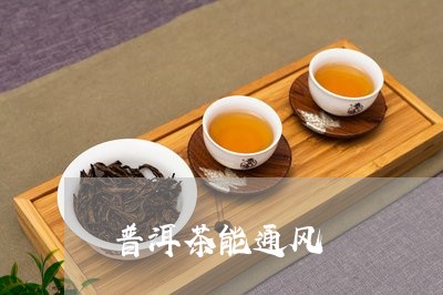 普洱茶能通风/2023042875120