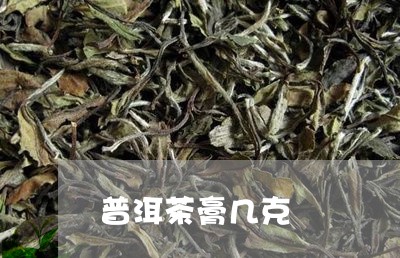 普洱茶膏几克/2023042824209