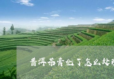 普洱茶膏化了怎么处理好/2023081427593