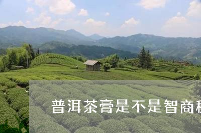 普洱茶膏是不是智商税/2023120655059