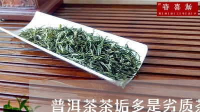 普洱茶茶垢多是劣质茶/2023100712714