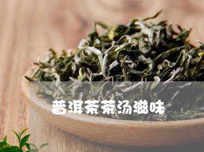 普洱茶茶汤滋味/2023091403894