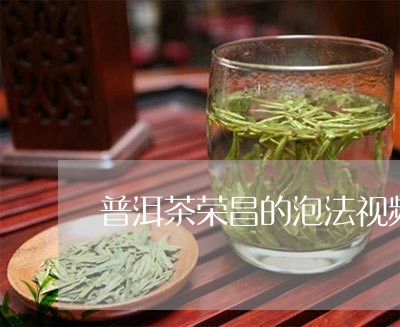 普洱茶荣昌的泡法视频/2023092802937