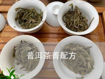 普洱茶菁配方/2023042700219