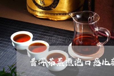 普洱茶蒸煮泡口感比较/2023062224948