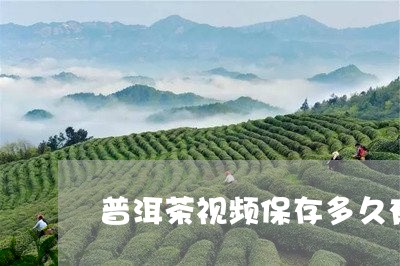 普洱茶视频保存多久有效果/2023110727061