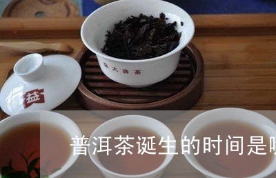 普洱茶诞生的时间是哪一年/2023110294726