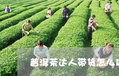 普洱茶达人带货怎么做的/2023081628261