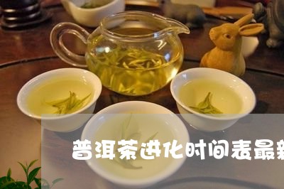 普洱茶进化时间表最新版/2023110774148