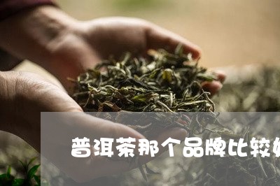 普洱茶那个品牌比较好/2023062468260