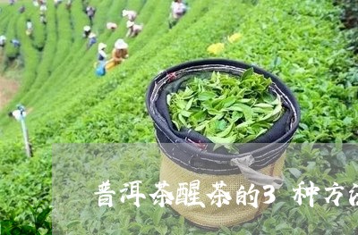 普洱茶醒茶的3种方法/2023062144957