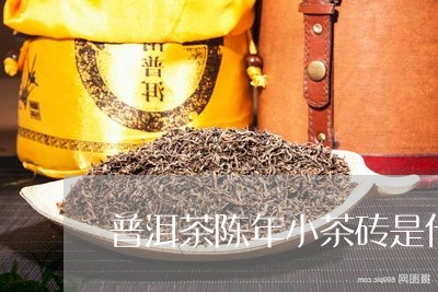 普洱茶陈年小茶砖是什么茶/2023121745249