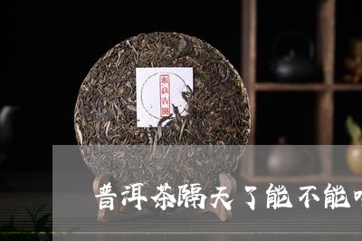 普洱茶隔天了能不能喝/2023092707348