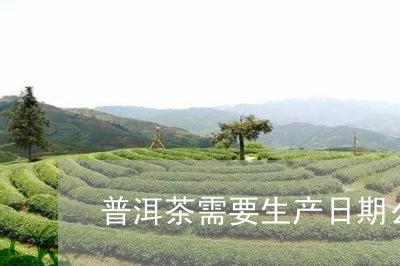 普洱茶需要生产日期么/2023093011713