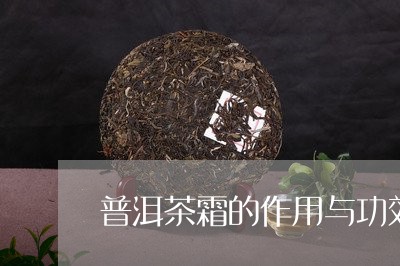 普洱茶霜的作用与功效/2023092937162