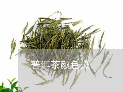 普洱茶颜色染/2023042701490