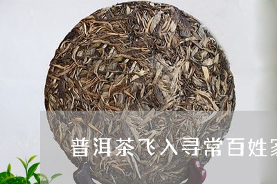 普洱茶飞入寻常百姓家/2023092638361