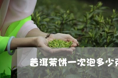 普洱茶饼一次泡多少克/2023061521682